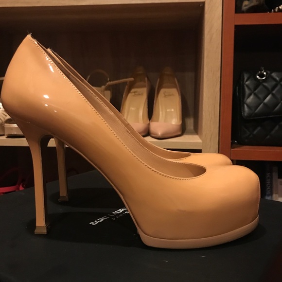 Yves Saint Laurent Shoes - YSL Tribtoo Nude Pump